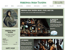 Tablet Screenshot of hiberniairishtavern.com